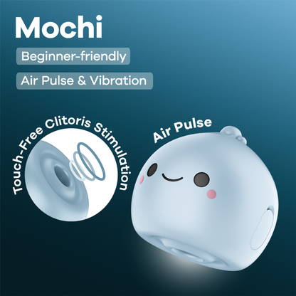 Satisfyer - Mochi Air Pulse Vibrator Frost Blue