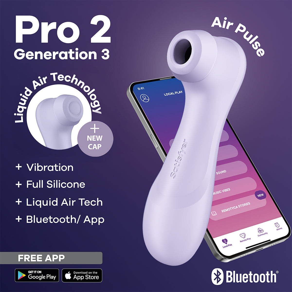 Satisfyer Pro 2 Generation 3 - App-Controlled Clitoral Vibrator