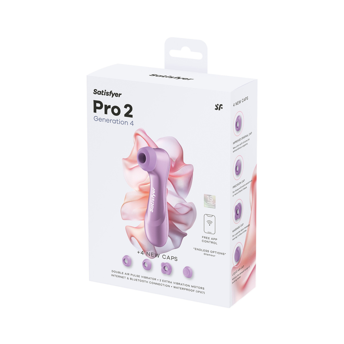 Satisfyer Pro 2 Gen 4 App Connect Double Air Pulse Stimulator