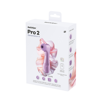 Satisfyer Pro 2 Gen 4 App Connect Double Air Pulse Stimulator