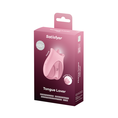 Satisfyer - Tongue Lover Flicking Clitoral Stimulator Pink