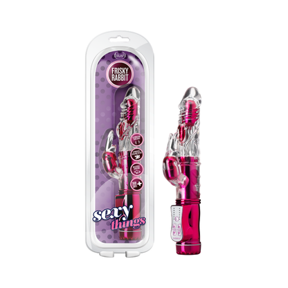Sexy Things Frisky Rabbit 9-in Vibrator Pink