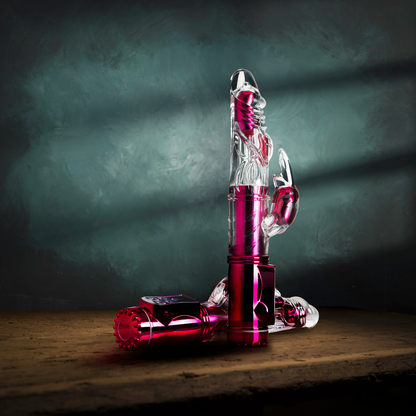 Sexy Things Frisky Rabbit 9-in Vibrator Pink
