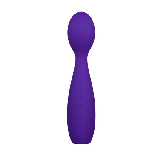 Sexy Things - Velvet High Dual Stimulation Vibrating Wand Purple (Pre-Order)