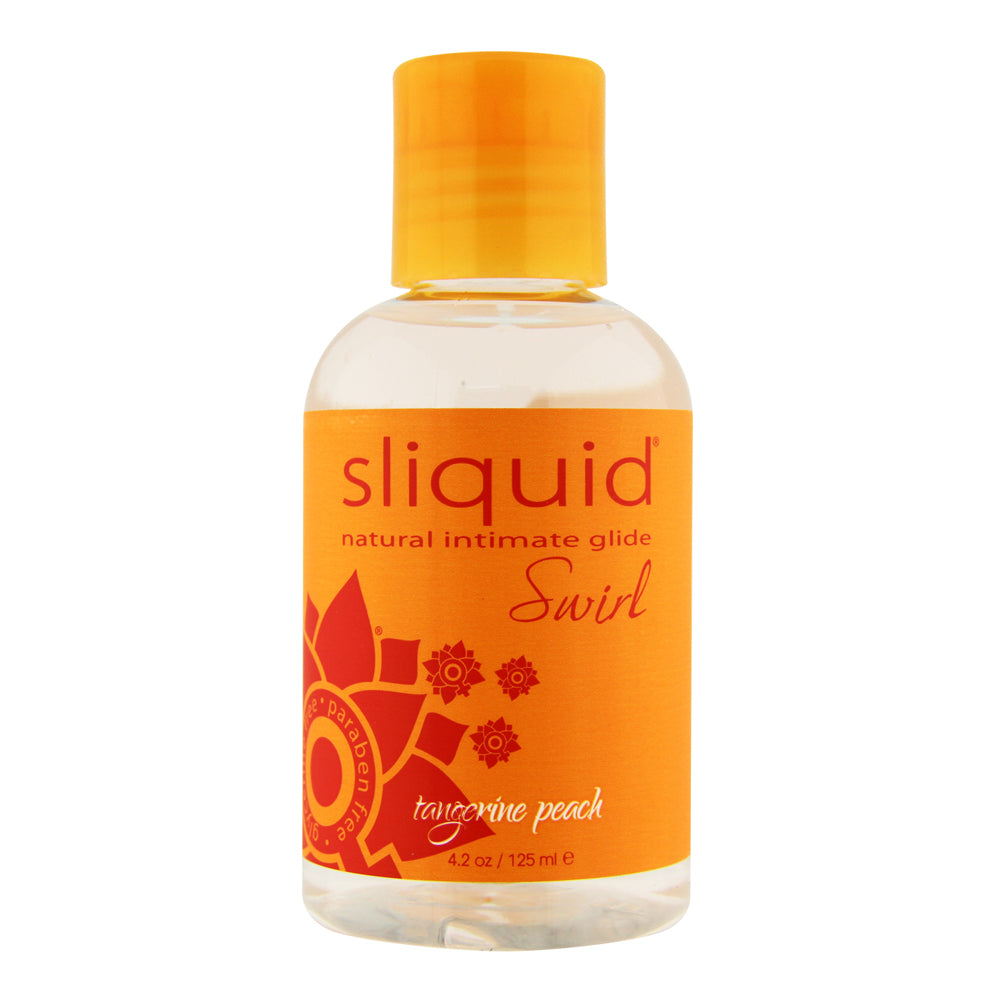 Sliquid - Naturals Swirl Tangerine Peach Flavored Water Based Lubricant 125ml