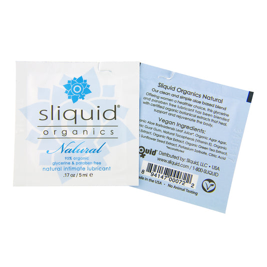Sliquid - Organics Natural Water Based Lubricant 5ml