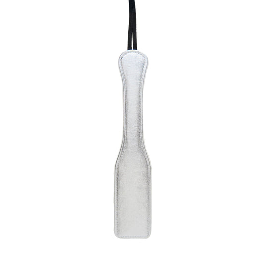 SM Club - PU Leather Paddle Silver