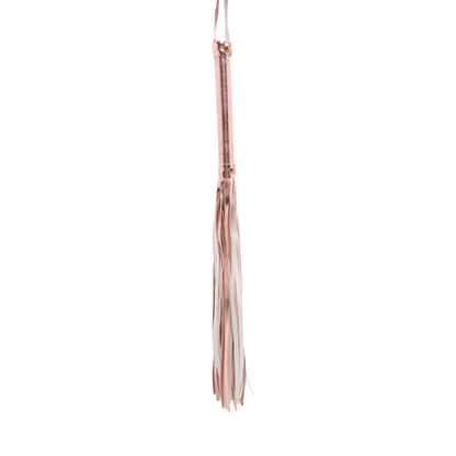 SM Club - PU Leather Bondage Whip Rose Gold