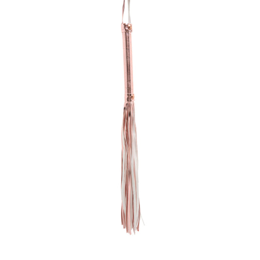 SM Club - PU Leather Bondage Whip Rose Gold