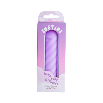 Softies - 4-in Dual Silicone Body Vibe