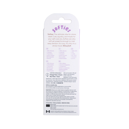 Softies - 4-in Dual Silicone Body Vibe