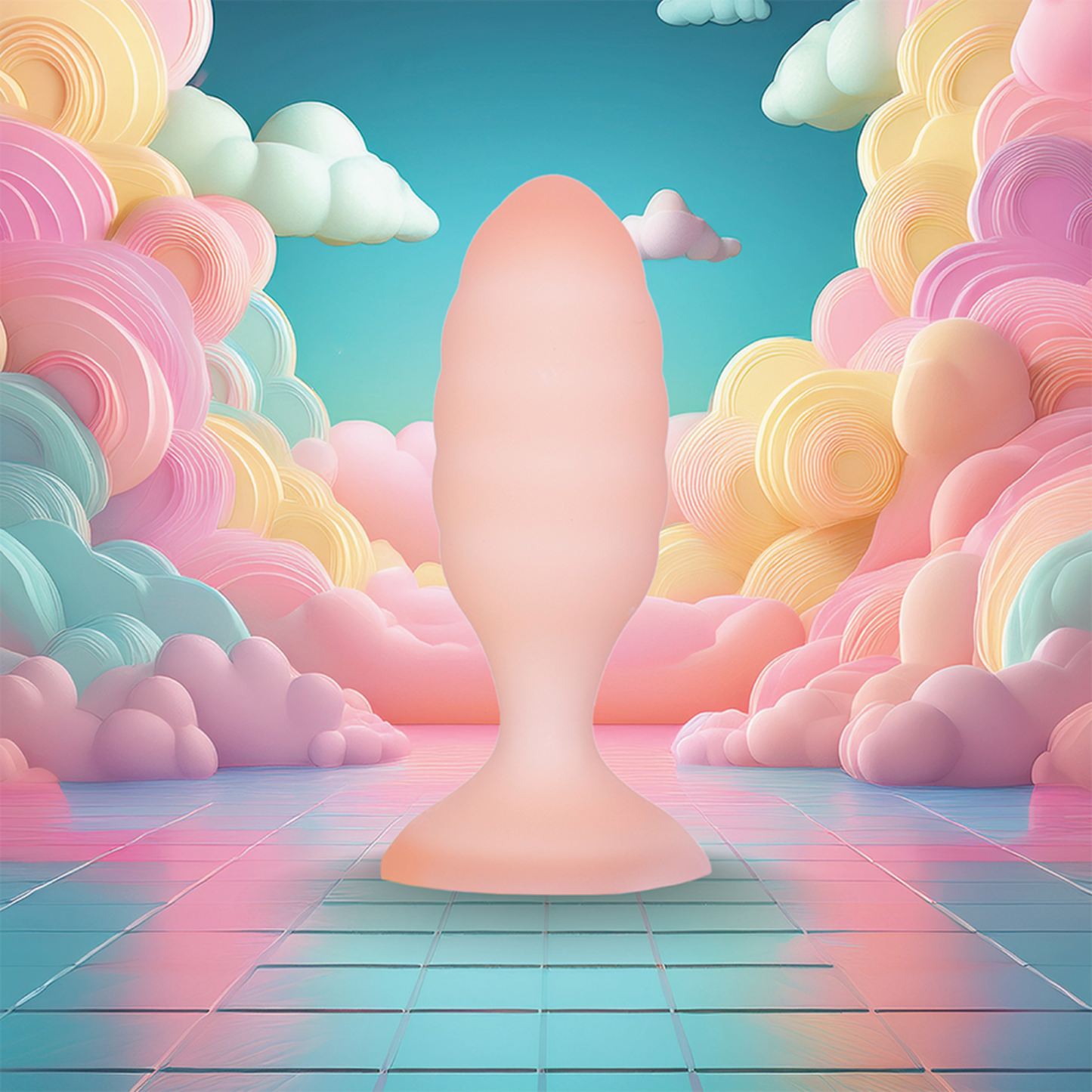 Softies - 4-in Silicone Anal Plug Orange