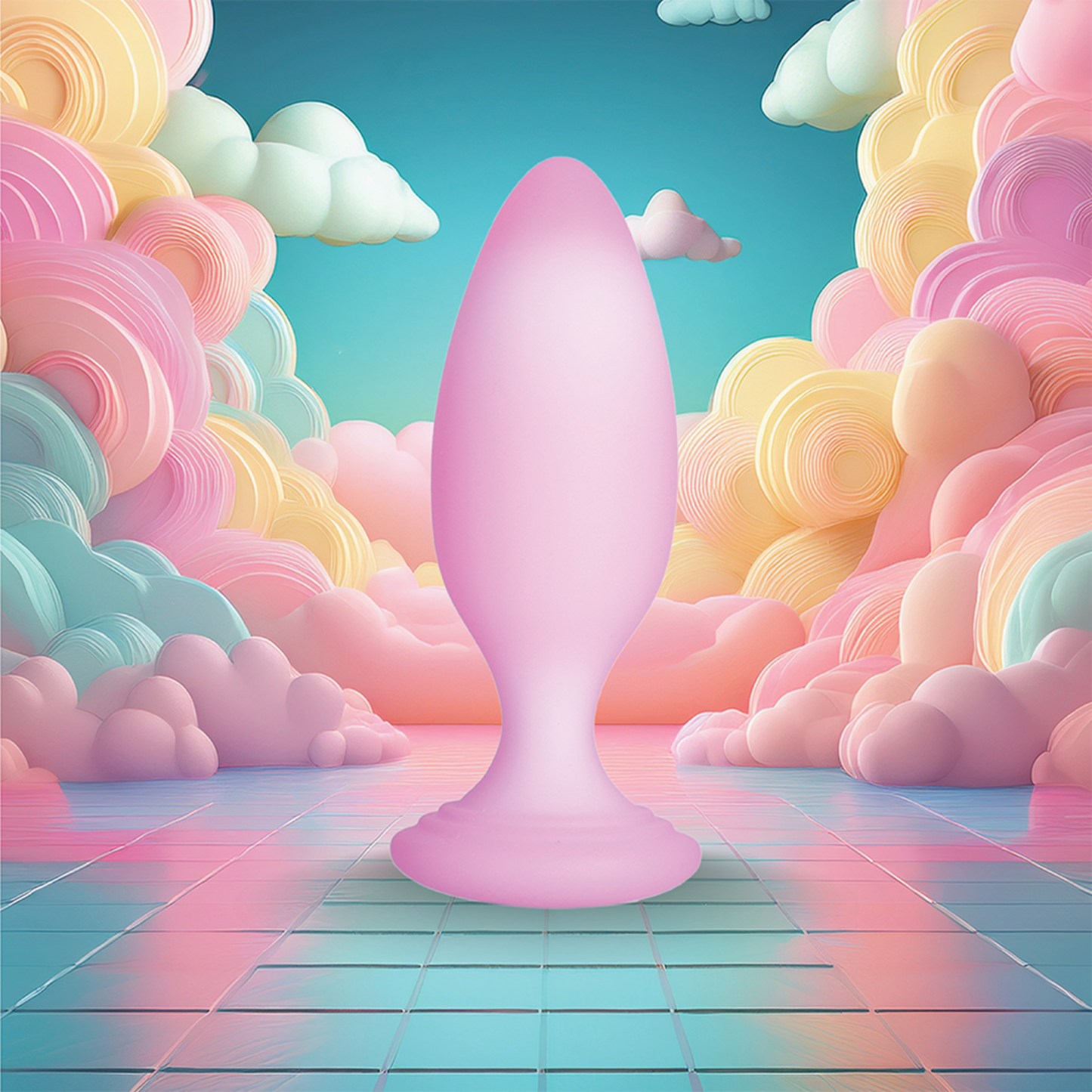 Softies - 4-in Silicone Anal Plug Pink