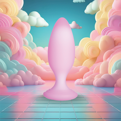 Softies - 4-in Silicone Anal Plug Pink