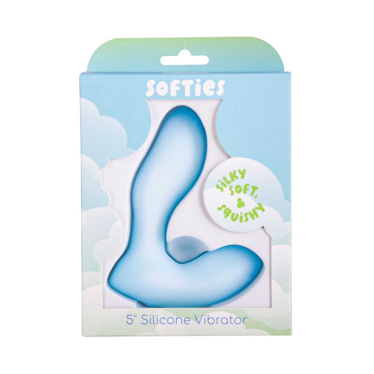 Softies - 5-in Silicone Dual Function Vibrator