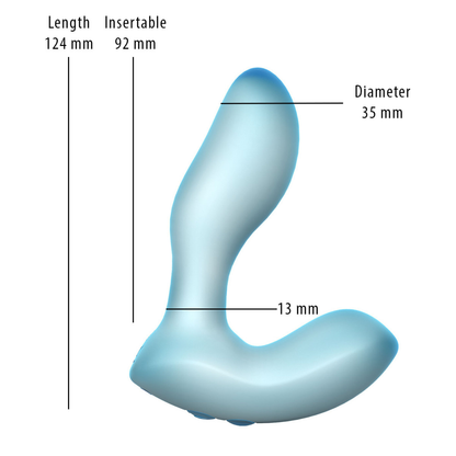 Softies - 5-in Silicone Dual Function Vibrator