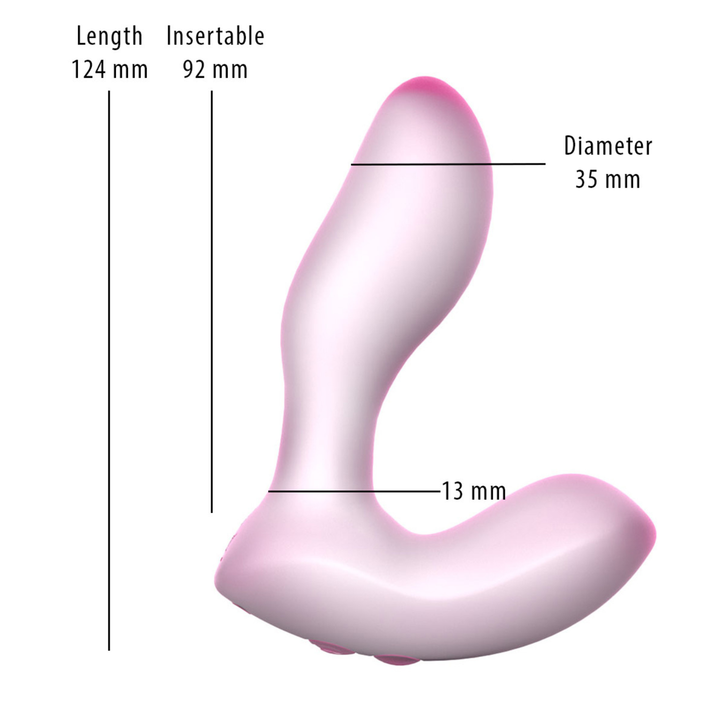 Softies - 5-in Silicone Dual Function Vibrator