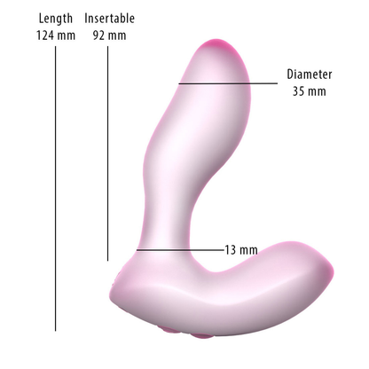 Softies - 5-in Silicone Dual Function Vibrator
