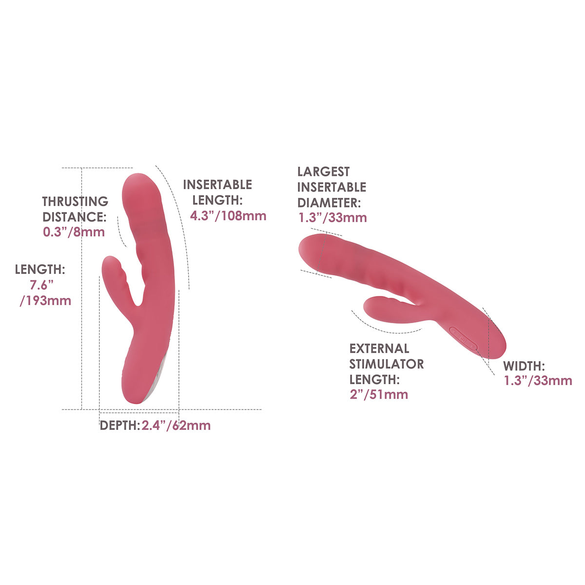 Svakom - Avery Powerful Thrusting Rabbit Vibrator