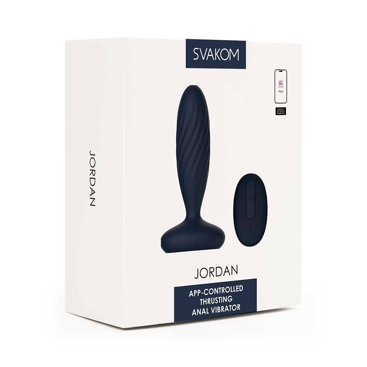 Svakom - Jordan App-Controlled Thrusting Anal Vibrator with Remote