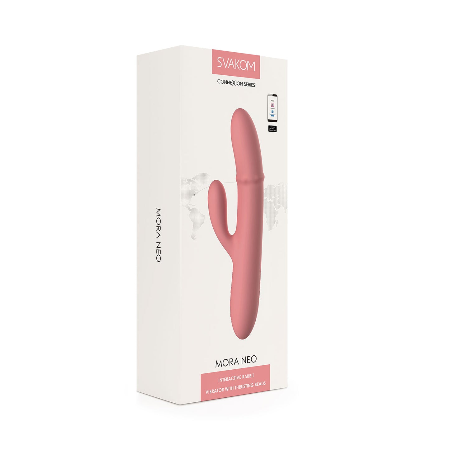 Svakom - Mora Neo App-controlled Thrusting Rabbit Vibrator