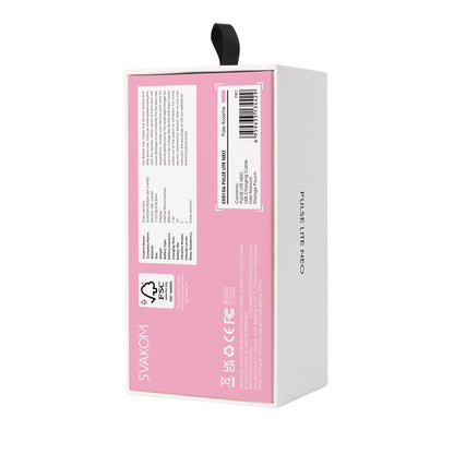 Svakom - Pulse Lite App-Controlled Neo Clitoral Stimulator Pale Rosette