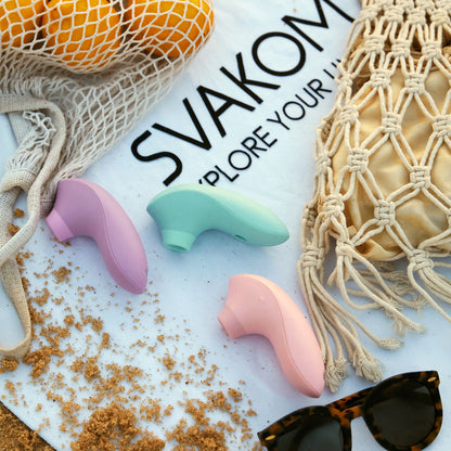 Svakom - Pulse Lite App-Controlled Neo Clitoral Stimulator Pale Rosette