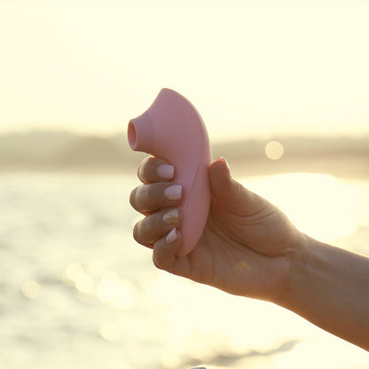 Svakom - Pulse Lite App-Controlled Neo Clitoral Stimulator Pale Rosette