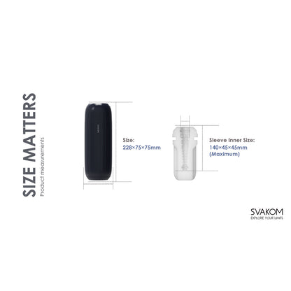 Svakom - Sam Neo 2 Pro App-Controlled Heating and Sucking Masturbator