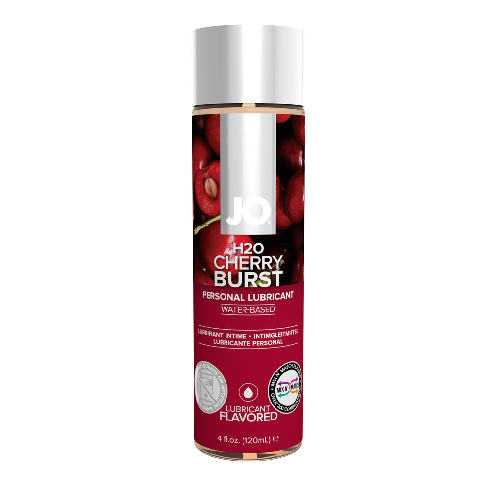 System Jo - H2O Flavors Cherry Burst Edible Water Based Lubricant 120ml