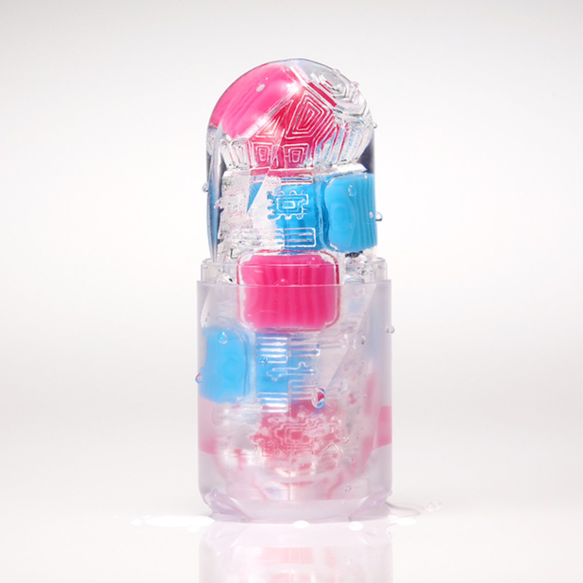 Tenga - Bobble Series Masturbation Cup Crazy Cubes