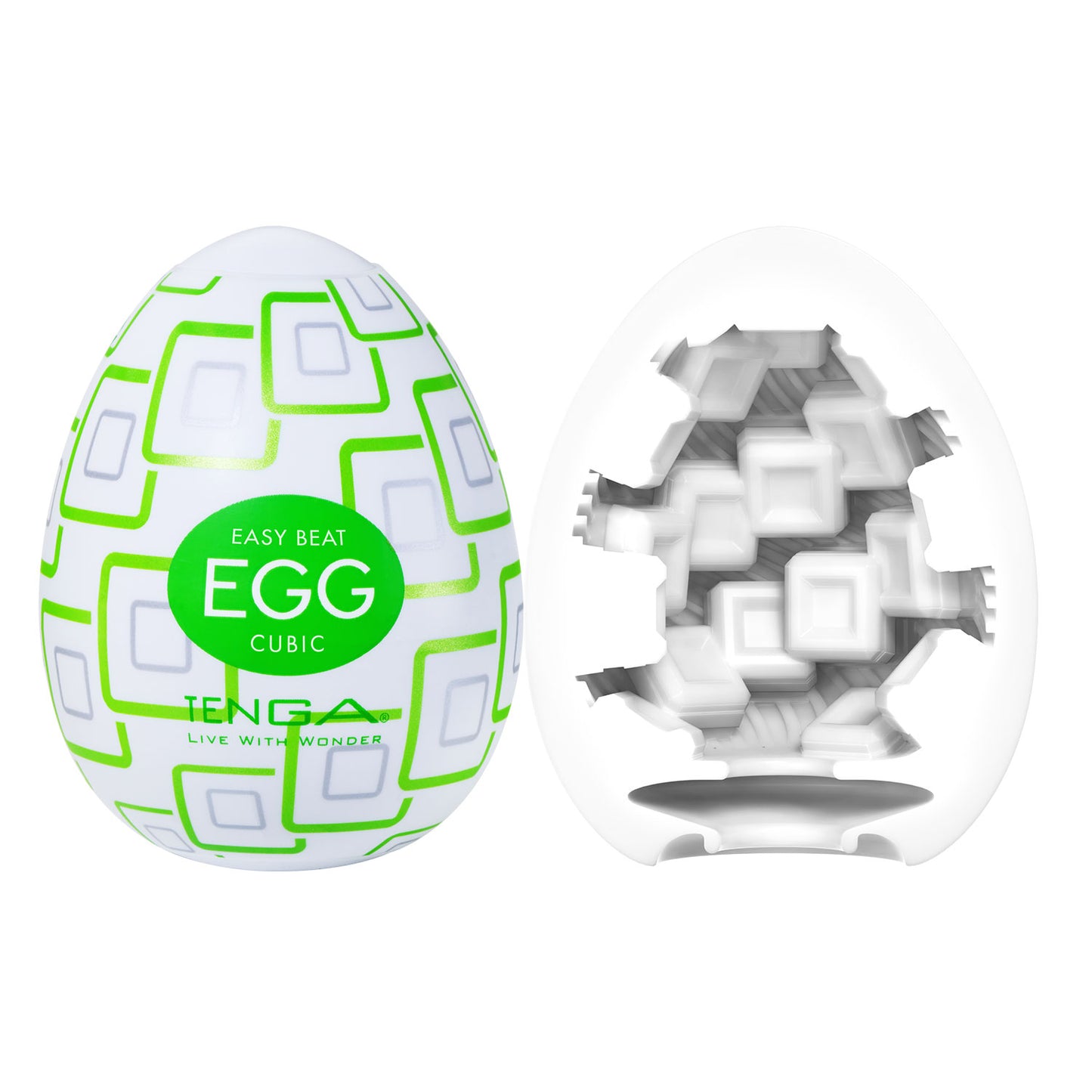Tenga - Egg Cubic Standard Renewal Masturbator