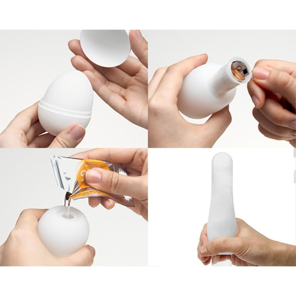 Tenga - Egg Spiral Hard Gel Edition Discreet Masturbator