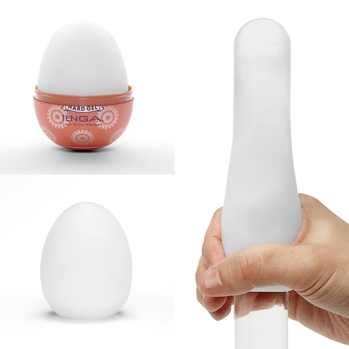 Tenga - Egg Spiral Hard Gel Edition Discreet Masturbator