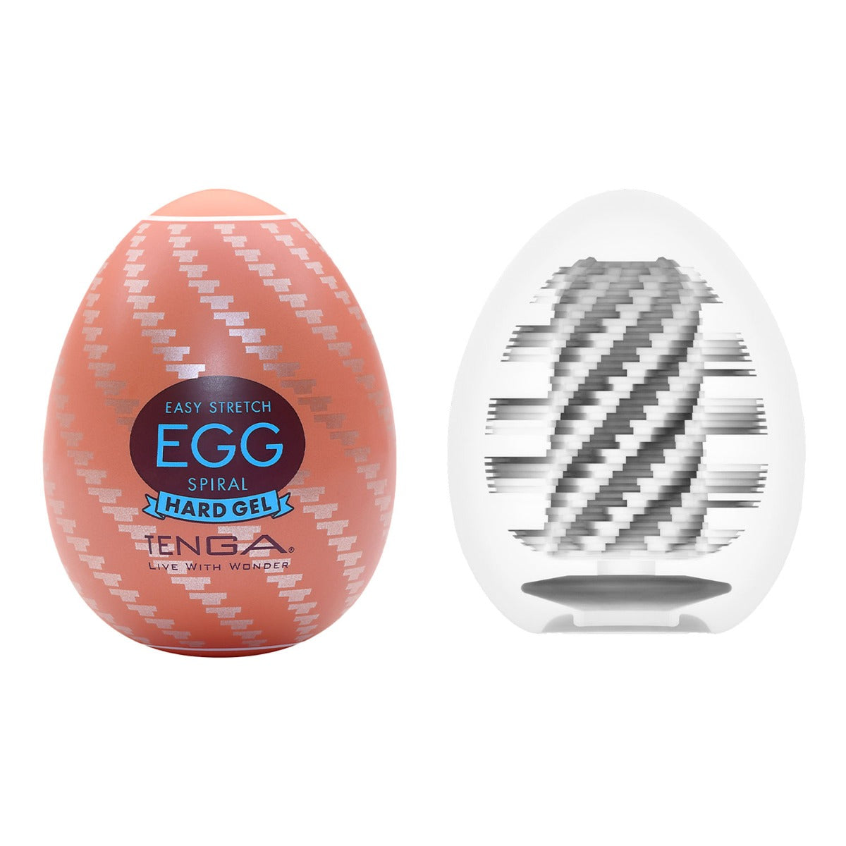 Tenga - Egg Spiral Hard Gel Edition Discreet Masturbator