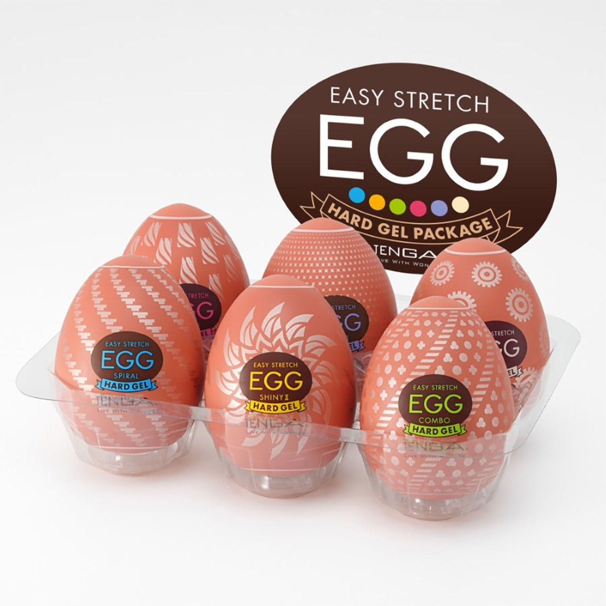 Tenga - Egg Combo Hard Gel Edition Discreet Masturbator