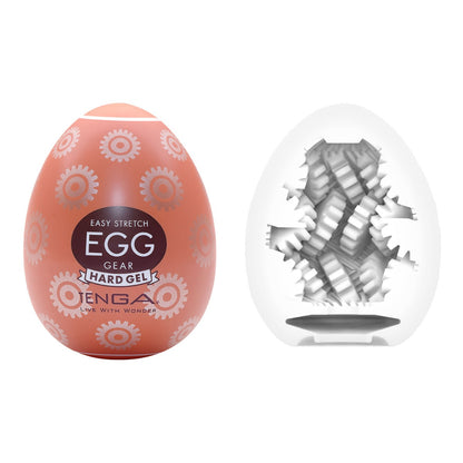 Tenga - Egg Gear Hard Gel Edition Discreet Masturbator