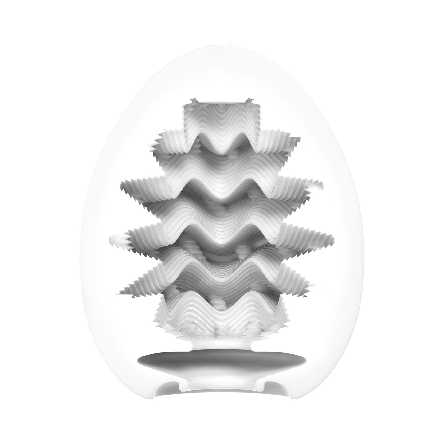 Tenga - Egg Wavy Standard Renewal Masturbator