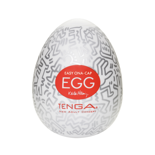 Tenga - Egg Keith Haring Edition Discreet Masturbator Variety Pack