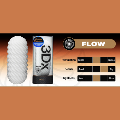 Tenga - 3Dx Flow Reusable Male Masturbator