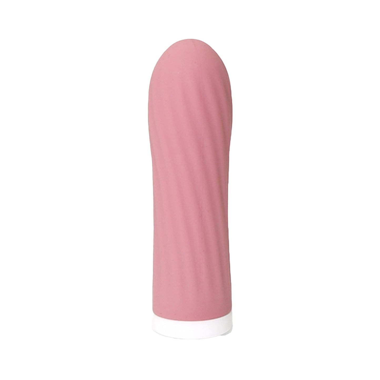 The Horny Company - Blush Blossom Collection Rechargeable Hush Vibrating Bullet with Twisty Texture