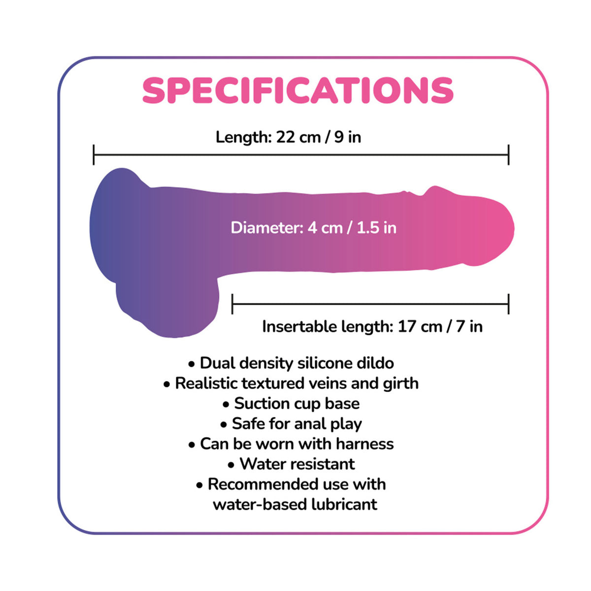 Damn Realistic Cock - 7-inch Bendable Dual Density Silicone Dildo