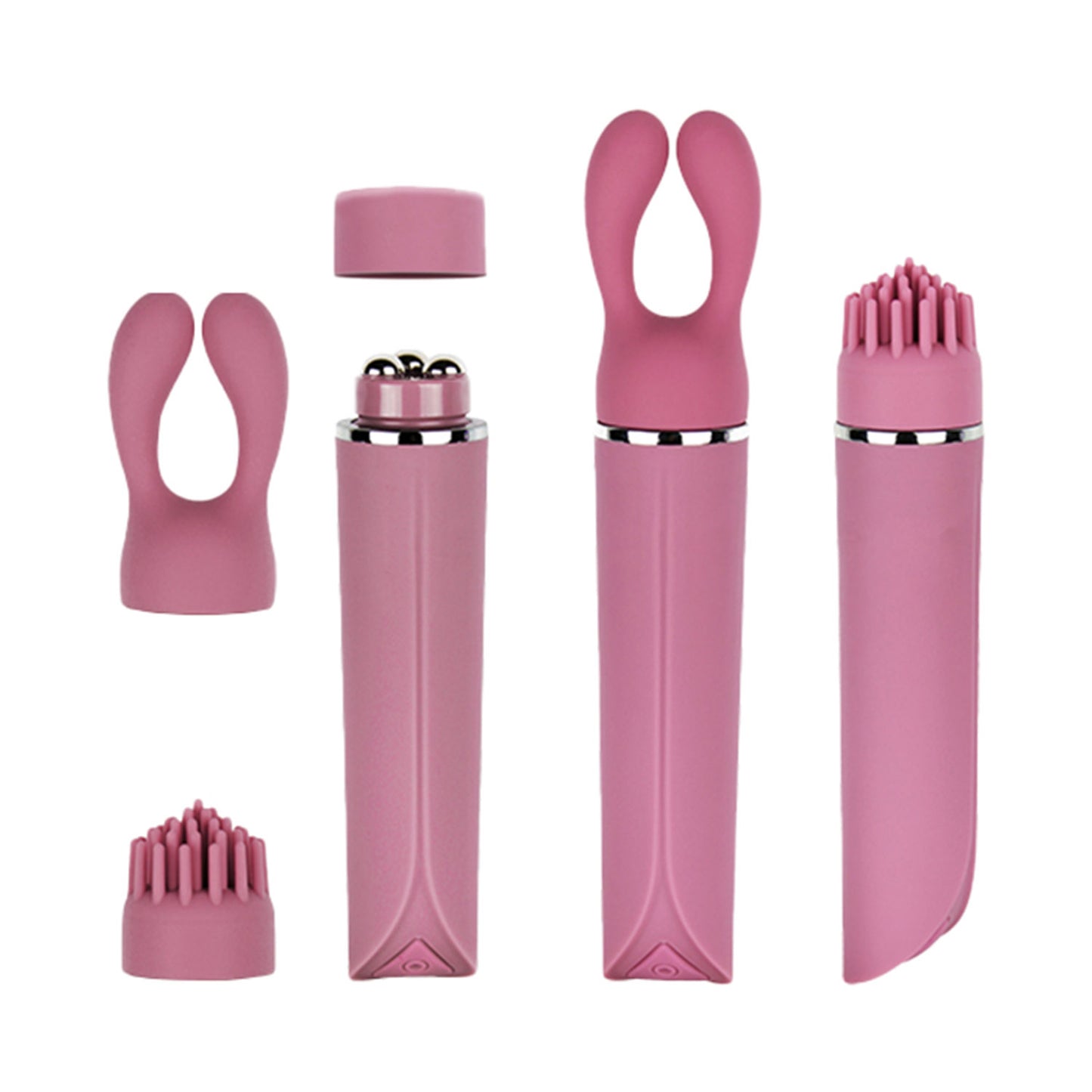 The Horny Company - Funky Fantasy Changeable Headgear Rechargeable Magic Wand Vibrator