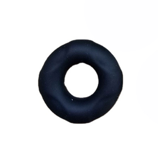 The Horny Company - John O 18mm Silicone Cock Ring Black Medium