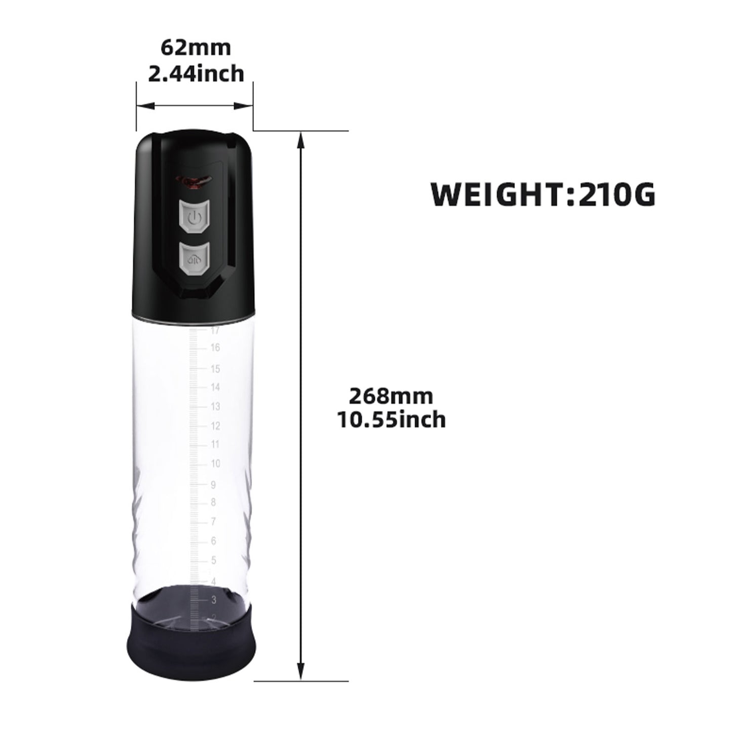 The Pump Specialist - Erectizone Automated Penis Pump Batteries Operated