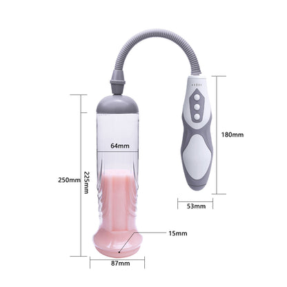 The Horny Company - The Pump Specialist Erectizone Penis Pump with Controller and Sleeve