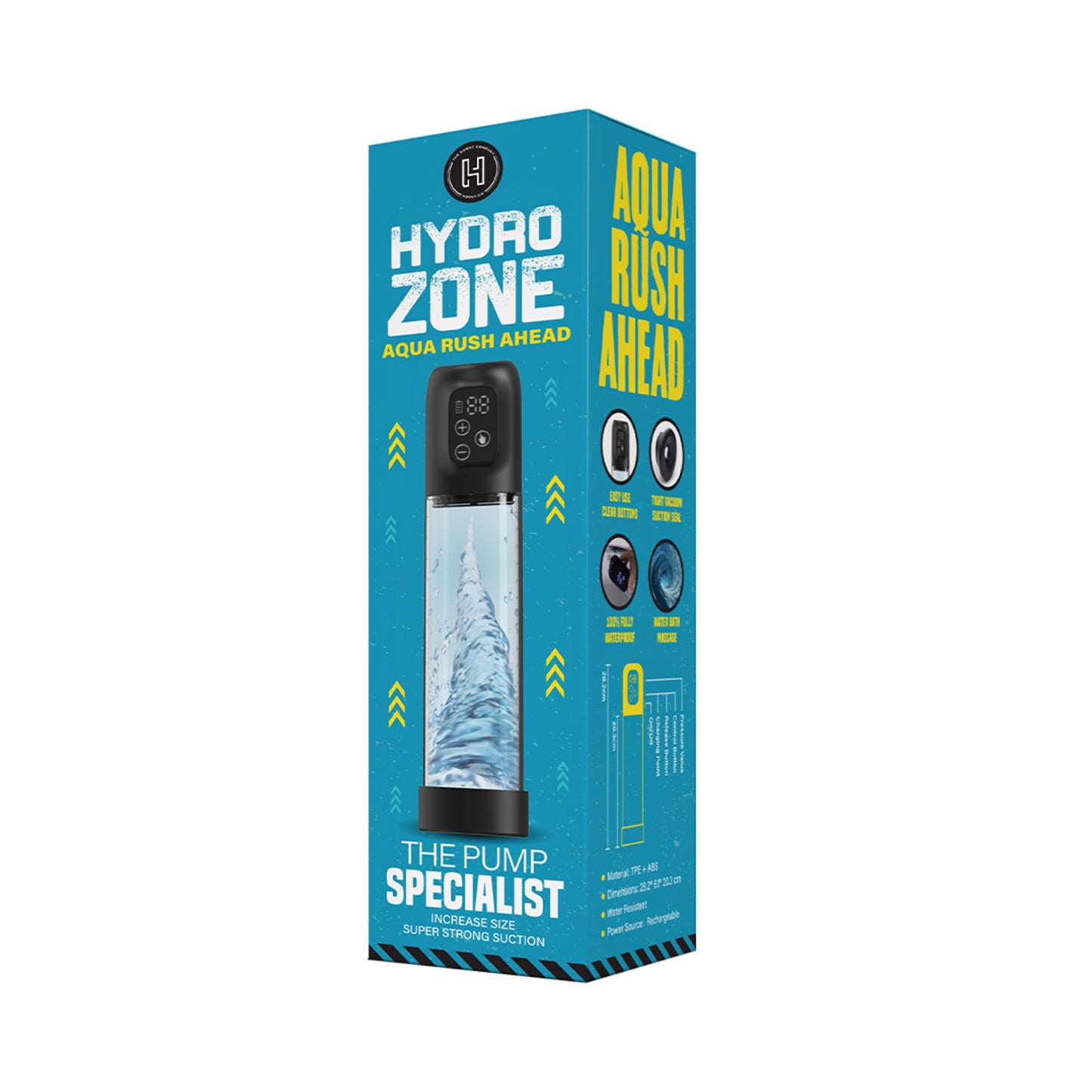 The Horny Company - The Pump Specialist Hydro Zone Aqua Rush Ahead Penis Pump