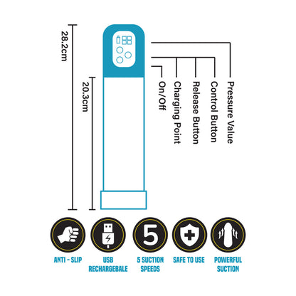 The Horny Company - The Pump Specialist Hydro Zone Aqua Rush Ahead Penis Pump