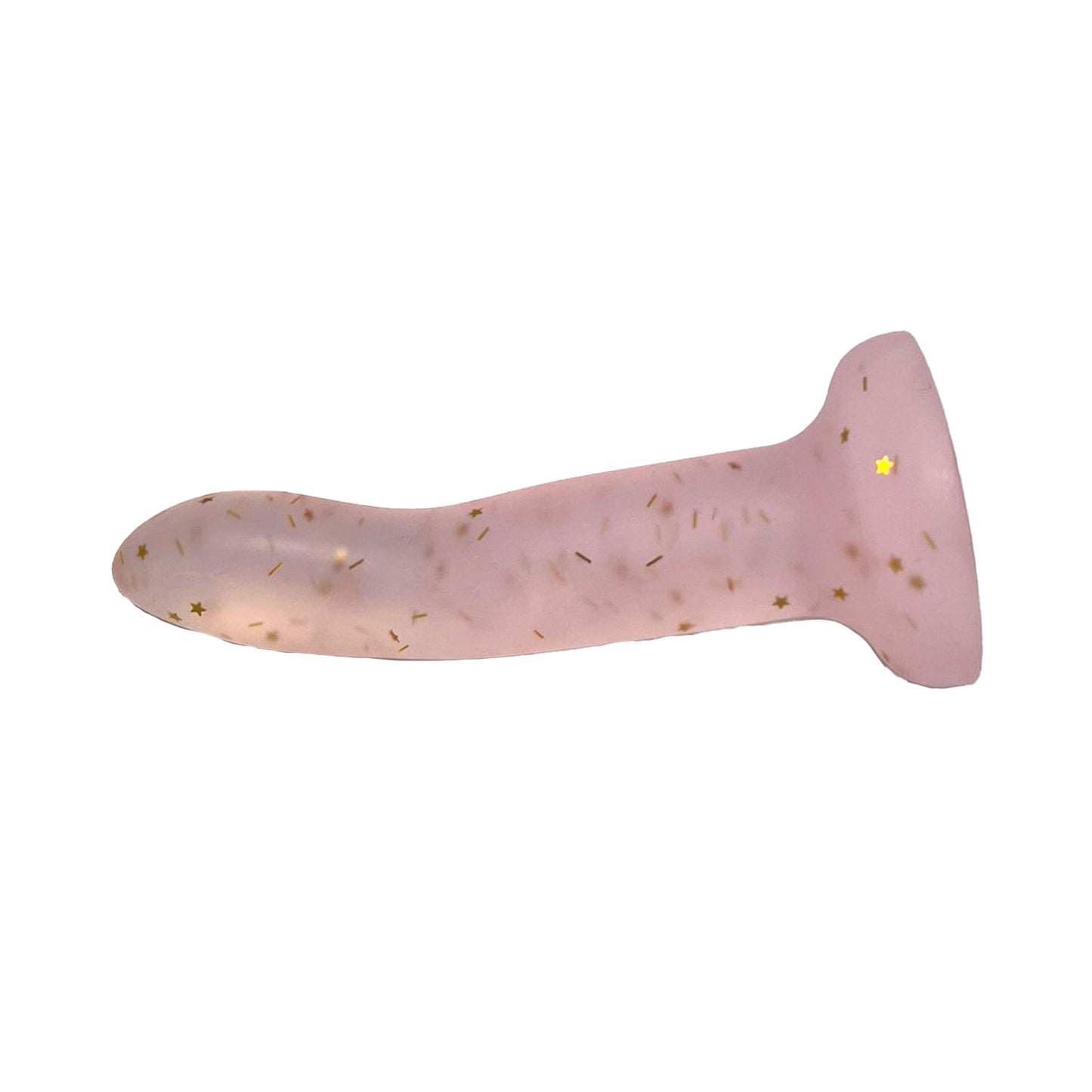 The Horny Company - Unicorn Collections Sparkling Star Glitter 4.5" Silicone Suction Cup Dildo