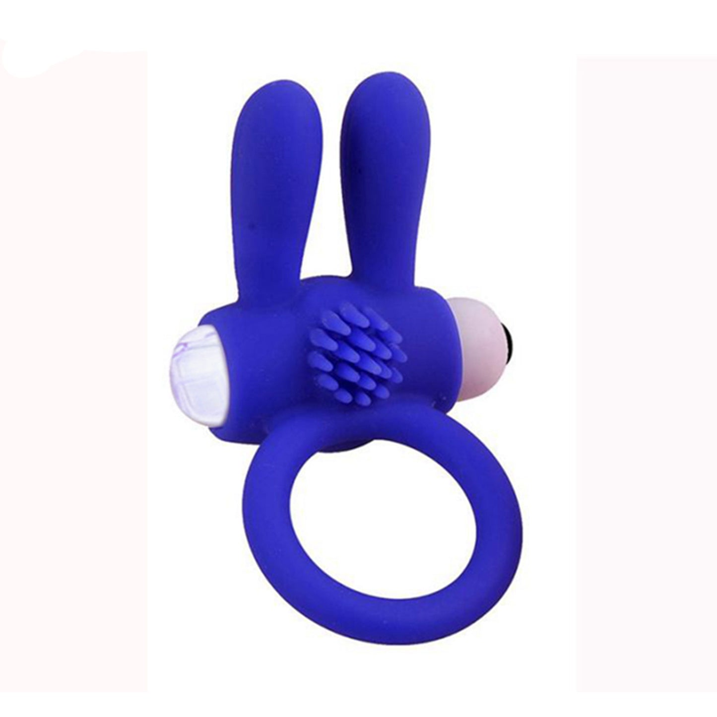 The Horny Company - Bunny Ears Vibrating Cock Ring Blue